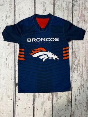 Denver Broncos NFL Flag Football Boys Reversible Jersey Youth Kids Jersey